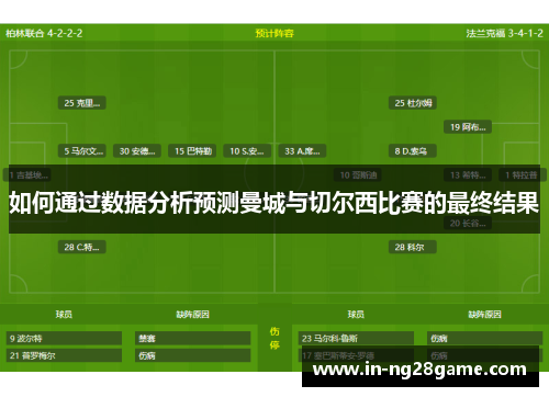 如何通过数据分析预测曼城与切尔西比赛的最终结果 如何通过数据分析预测曼城与切尔西比赛的最终结果