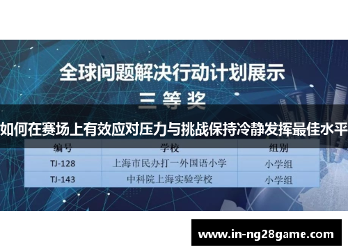 如何在赛场上有效应对压力与挑战保持冷静发挥最佳水平 如何在赛场上有效应对压力与挑战保持冷静发挥最佳水平